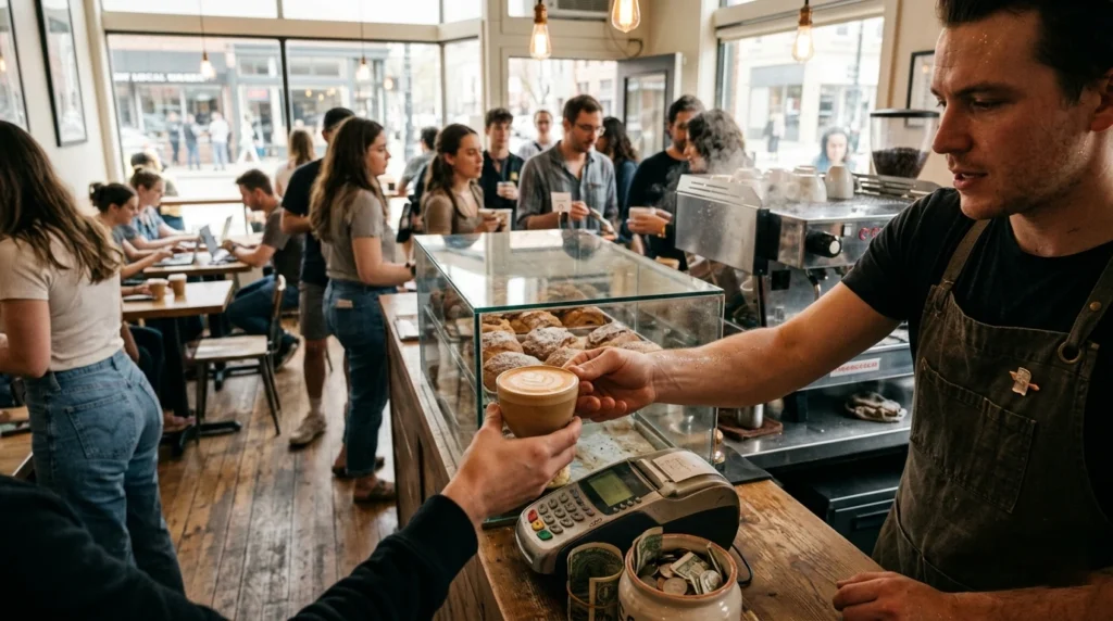 Screenshot of an optimized Google My Business profile for a local business showing NAP, photos, and review highlights